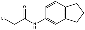 2-CHLORO-N-INDAN-5-YL-ACETAMIDE Struktur