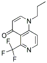 1-PROPYL-5-(TRIFLUOROMETHYL)-1,6-NAPHTHYRIDIN-4(1H)-ONE Struktur