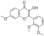 3-HYDROXY-7,2',3'-TRIMETHOXYFLAVONE Struktur