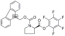 FMOC-D-PRO-OPFP Struktur