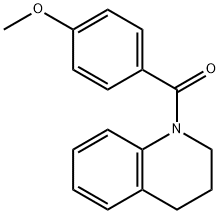 3,4-DIHYDRO-1(2H)-QUINOLINYL(4-METHOXYPHENYL)METHANONE Struktur