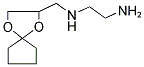 2-(2-AMINOETHYL) AMINOMETHYL-1,4-DIOXASPIRO[4.4] NONANE Struktur