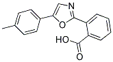 2-[5-(4-METHYLPHENYL)-1,3-OXAZOL-2-YL]BENZOIC ACID Struktur