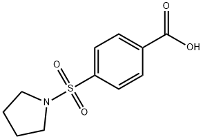 4-(PYRROLIDINE-1-SULFONYL)-BENZOIC ACID Struktur