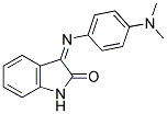 3-((4-(DIMETHYLAMINO)PHENYL)IMINO)INDOLIN-2-ONE Struktur