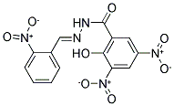 2-HYDROXY-3,5-DINITRO-BENZOIC ACID (2-NITROBENZYLIDIENE)-HYDRAZIDE Struktur