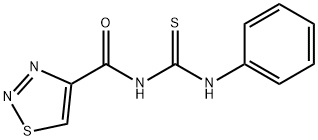 N-PHENYL-N'-(1,2,3-THIADIAZOL-4-YLCARBONYL)THIOUREA Struktur