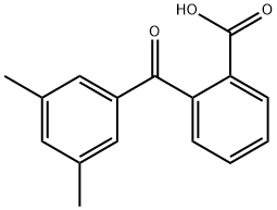 2-(3,5-DIMETHYLBENZOYL)BENZOIC ACID Struktur