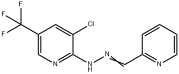 2-PYRIDINECARBALDEHYDE N-[3-CHLORO-5-(TRIFLUOROMETHYL)-2-PYRIDINYL]HYDRAZONE Struktur