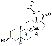 5-BETA-PREGNAN-3-BETA, 21-DIOL-20-ONE 21-ACETATE Struktur