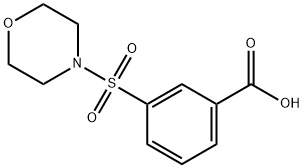 3-(MORPHOLINE-4-SULFONYL)-BENZOIC ACID Struktur