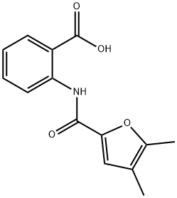 2-[(4,5-DIMETHYL-FURAN-2-CARBONYL)-AMINO]-BENZOIC ACID Struktur