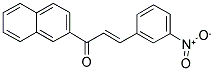 1-(2-NAPHTHYL)-3-(3-NITROPHENYL)PROP-2-EN-1-ONE Struktur