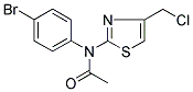 N1-(4-BROMOPHENYL)-N1-[4-(CHLOROMETHYL)-1,3-THIAZOL-2-YL]ACETAMIDE Struktur