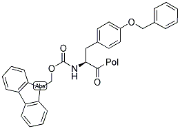 FMOC-TYR(BZL)-SASRIN(TM)-RESIN Struktur