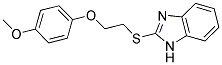 2-([2-(4-METHOXYPHENOXY)ETHYL]THIO)-1H-BENZIMIDAZOLE Struktur