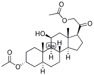 5-ALPHA-PREGNAN-3-ALPHA, 11-BETA, 21-TRIOL-20-ONE 3,21-DIACETATE Struktur