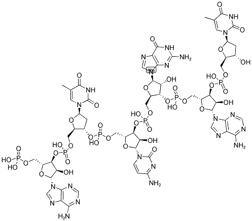 ATCGAT, 5'-PHOSPHORYLATED Struktur