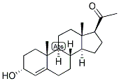 4-PREGNEN-3-ALPHA-OL-20-ONE Struktur