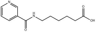 6-[(PYRIDINE-3-CARBONYL)-AMINO]-HEXANOIC ACID Struktur