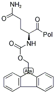 FMOC-GLN-WANG RESIN Struktur