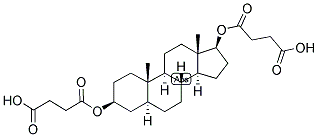 5-ALPHA-ANDROSTAN-3-BETA, 17-BETA-DIOL DIHEMISUCCINATE Struktur