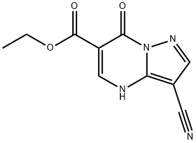 ETHYL 3-CYANO-7-OXO-4,7-DIHYDROPYRAZOLO[1,5-A]PYRIMIDINE-6-CARBOXYLATE Struktur