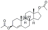 4-ANDROSTEN-3-BETA, 17-ALPHA-DIOL DIACETATE Struktur