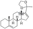 5,16-PREGNADIEN-20-ONE 20-ETHYLENEKETAL Struktur