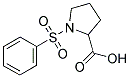 1-(PHENYLSULFONYL)PYRROLIDINE-2-CARBOXYLIC ACID Struktur