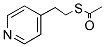 4-PYRIDYLETHYL THIOLACETATE Struktur
