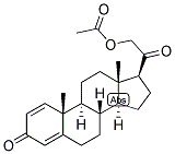 1,4-PREGNADIEN-21-OL-3,20-DIONE ACETATE Struktur