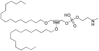 1,2-DI-O-HEXADECYL-SN-GLYCERO-3-PHOSPHATIDYLMETHYLETHANOLAMINE Struktur