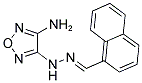 1-NAPHTHALDEHYDE (4-AMINO-1,2,5-OXADIAZOL-3-YL)HYDRAZONE Structure