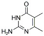 2-AMINO-5,6-DIMETHYL-4(3H)-PYRIMIDINONE Struktur