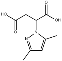 2-(3,5-DIMETHYL-1H-PYRAZOL-1-YL)SUCCINIC ACID Struktur