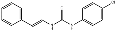 N-(4-CHLOROPHENYL)-N'-STYRYLUREA Struktur