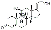 4,17(20)-PREGNADIEN-11-BETA, 21-DIOL-3-ONE Struktur