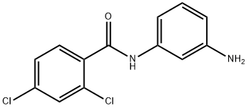 N-(3-AMINOPHENYL)-2,4-DICHLOROBENZAMIDE Struktur