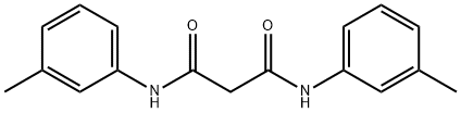 N1,N3-BIS(3-METHYLPHENYL)MALONAMIDE Struktur