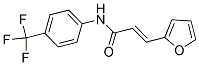 3-(2-FURYL)-N-[4-(TRIFLUOROMETHYL)PHENYL]ACRYLAMIDE Struktur