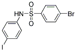 N-(4-BROMOPHENYL)SULFONYL(4-IODO)ANILINE Struktur