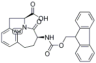 (2S,5S)-FMOC-5-AMINO-1,2,4,5,6,7-HEXAHYDRO-AZEPINO [3,2,1-HI] INDOLE-4-ONE-2-CARBOXYLIC ACID Struktur