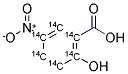 5-NITROSALICYLIC ACID, [RING-14C(U)] Struktur