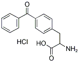 4-BENZOYL-D,L-PHENYLALANINE, HYDROCHLORIDE Struktur