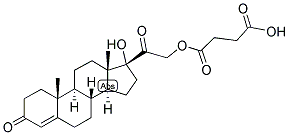 4-PREGNEN-17,21-DIOL-3,20-DIONE 21-HEMISUCCINATE Struktur