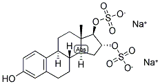 1,3,5(10)-ESTRATRIEN-3,16-ALPHA, 17-BETA-TRIOL 16,17-DISULPHATE, DISODIUM SALT Struktur