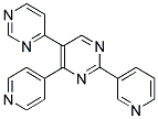 2-(PYRIDIN-3-YL)-4-(PYRIDIN-4-YL)-5-(PYRIMIDIN-4-YL)PYRIMIDINE Struktur