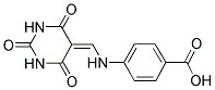 4-([(2,4,6-TRIOXOTETRAHYDROPYRIMIDIN-5(2H)-YLIDENE)METHYL]AMINO)BENZOIC ACID Struktur