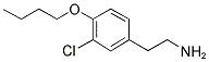 2-(4-BUTOXY-3-CHLORO-PHENYL)ETHYLAMINE Struktur